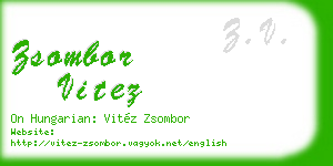 zsombor vitez business card